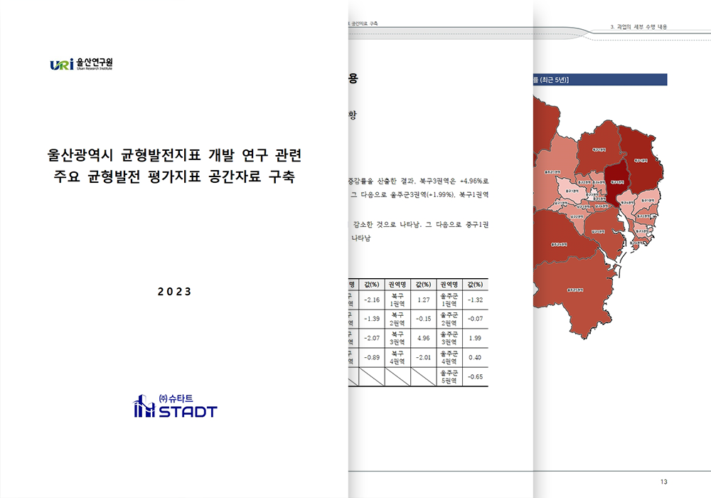 울산광역시 균형발전 지표개발 및 활용방안 연구