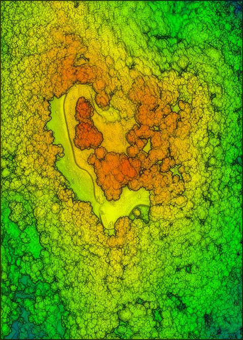 항공 LiDAR 관측 현황-Point Cloud